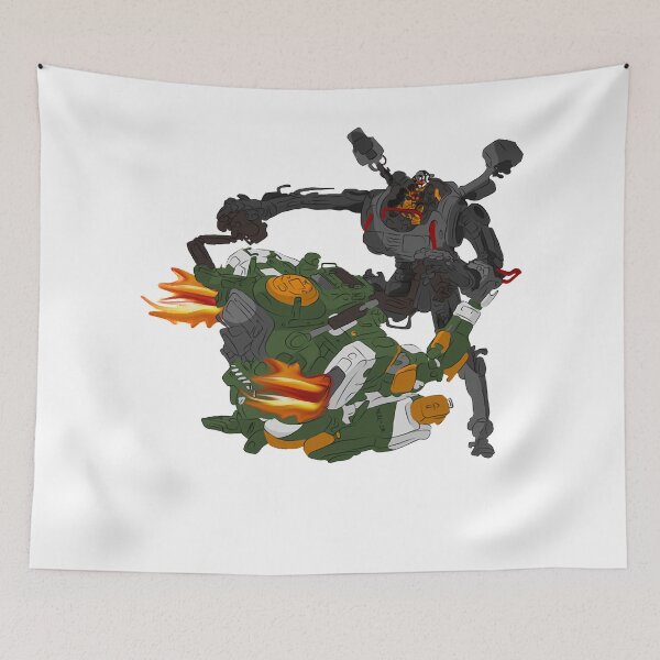 Item preview, Viper vs BT Words First person shooter Titanfall Game Video Dashboard designed and sold by TitanfallBlaney.