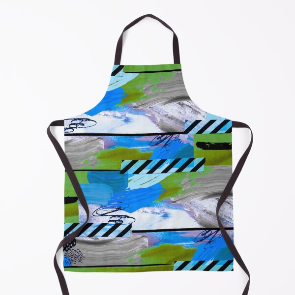 Item preview, Acrylic Stripped Taped Collage Patterned designed and sold by Designs By YL.
