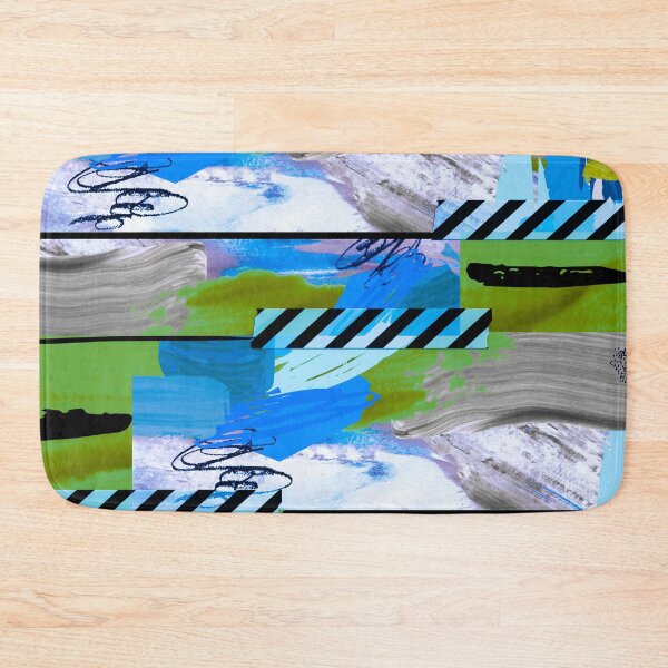 Item preview, Acrylic Stripped Taped Collage Patterned designed and sold by Designs By YL.