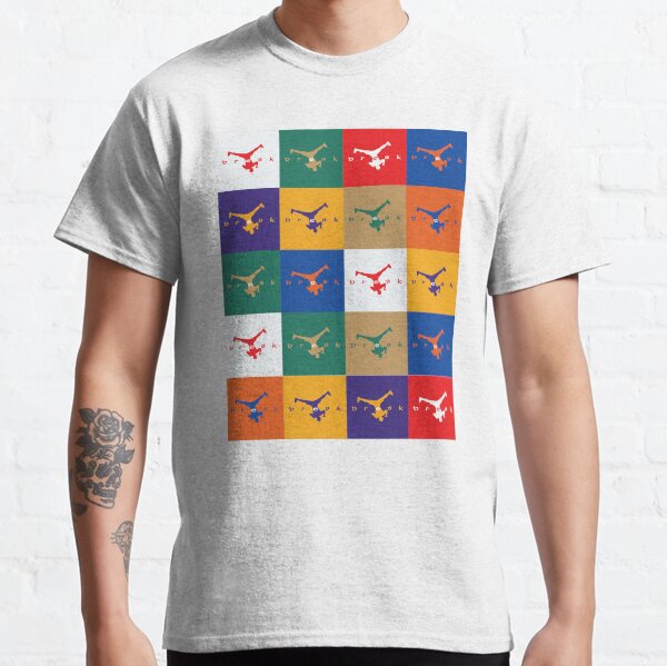 BREAKDANCER Streetwear Silhouette Icon - Athlete Artist Dancer Logo Parody Classic T-Shirt