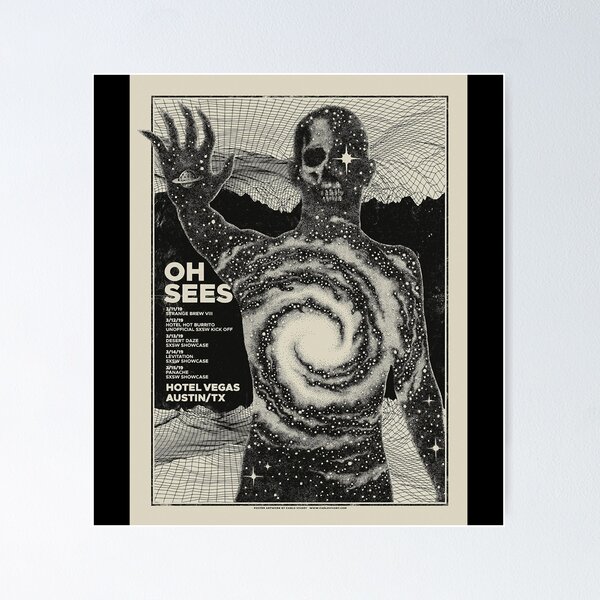 thee Oh Sees tour art 