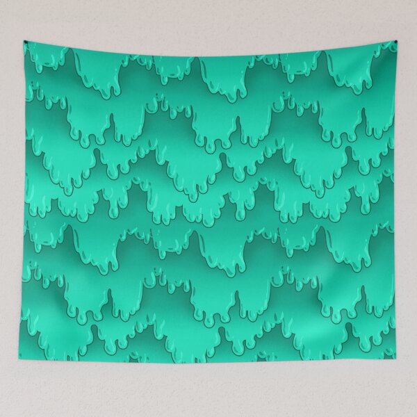 Item preview, Teal Slime designed and sold by moorecolinart.