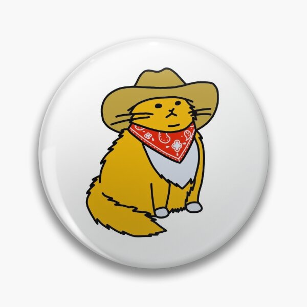 Meowdy Cowboy Cat Pin