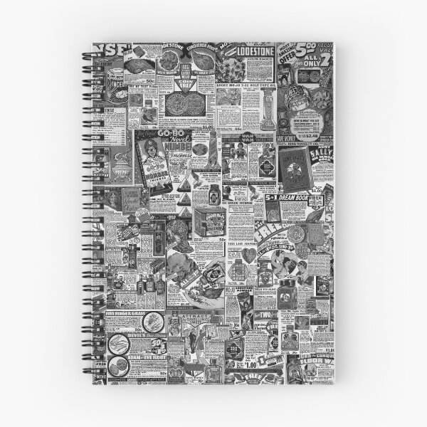 Item preview, Vintage Hoodoo Advertisement Collage - Black And White - It's just more punk designed and sold by Blackvladimir.