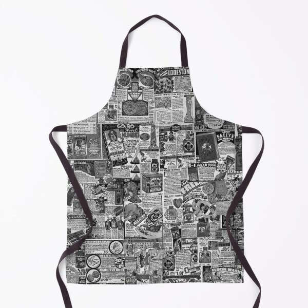 Item preview, Vintage Hoodoo Advertisement Collage - Black And White - It's just more punk designed and sold by Blackvladimir.