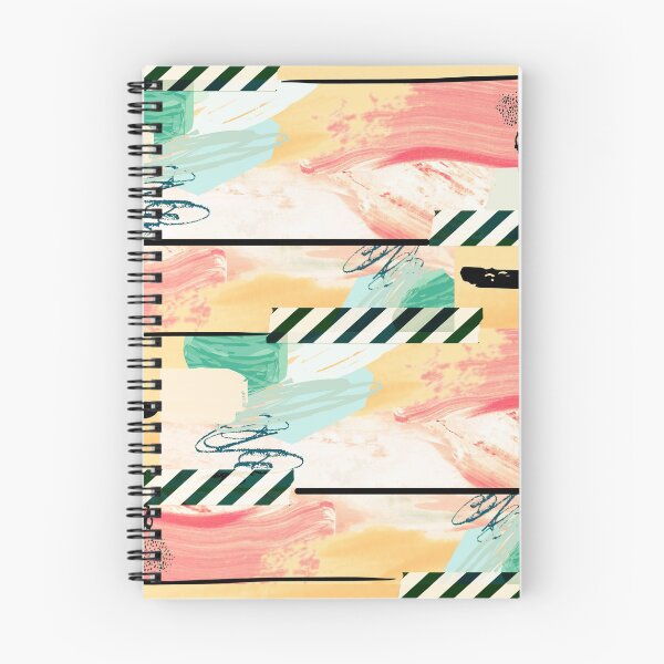 Item preview, Acrylic Stripped Taped Collage Patterned designed and sold by Designs By YL.