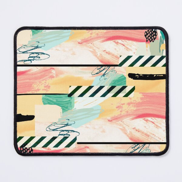 Item preview, Acrylic Stripped Taped Collage Patterned designed and sold by Designs By YL.