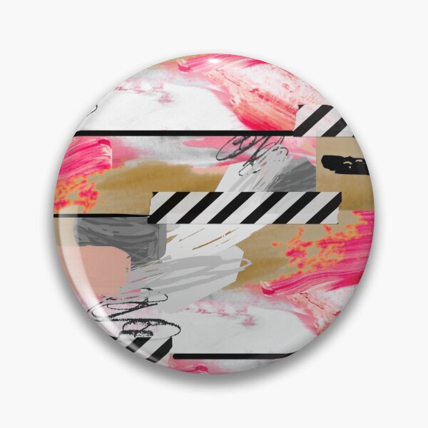 Item preview, Acrylic Stripped Taped Collage Patterned designed and sold by Designs By YL.