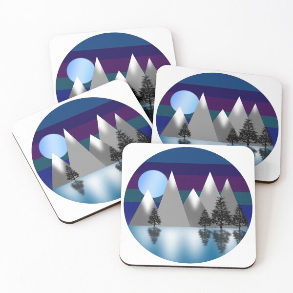 Item preview, Moonlight Mountain Camping designed and sold by PRNTDADZ.