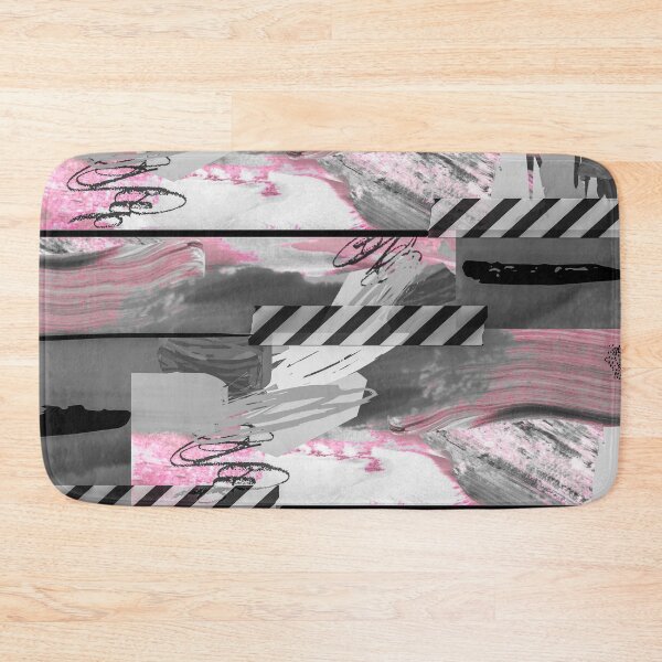 Item preview, Acrylic Stripped Taped Collage Patterned designed and sold by Designs By YL.