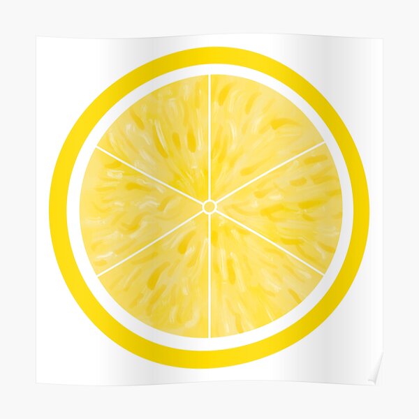 Lemon print | lemon sticker | fruit patterns | colourful fruit prints | vegan prints Poster