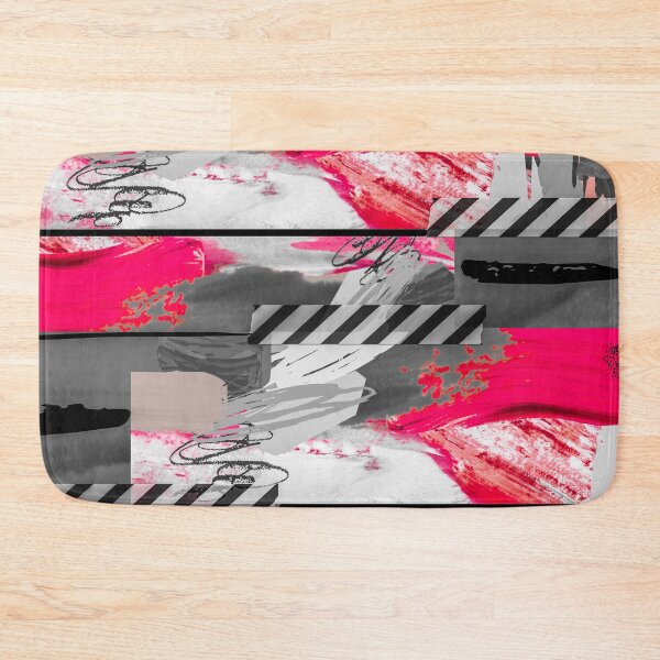 Item preview, Acrylic Stripped Taped Collage Patterned designed and sold by Designs By YL.