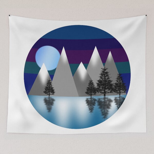 Item preview, Moonlight Mountain Camping designed and sold by PRNTDADZ.