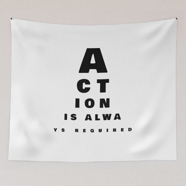 Item preview, ACTION IS ALWAYS REQUIRED designed and sold by TheUrbanDreamer.