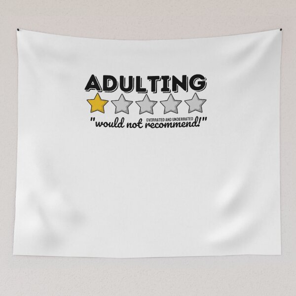 Item preview, Adulting Would Not Recommend designed and sold by Jencydigital.