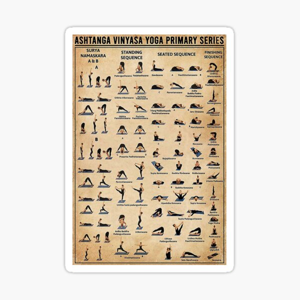 Ashtanga Vinyl Tile Sticker