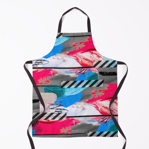 Item preview, Acrylic Stripped Taped Collage Patterned designed and sold by Designs By YL.