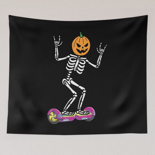 Item preview, Halloween Skeleton Skater Electric Self Balancing Hoverboard designed and sold by RebecccaSeidl8.