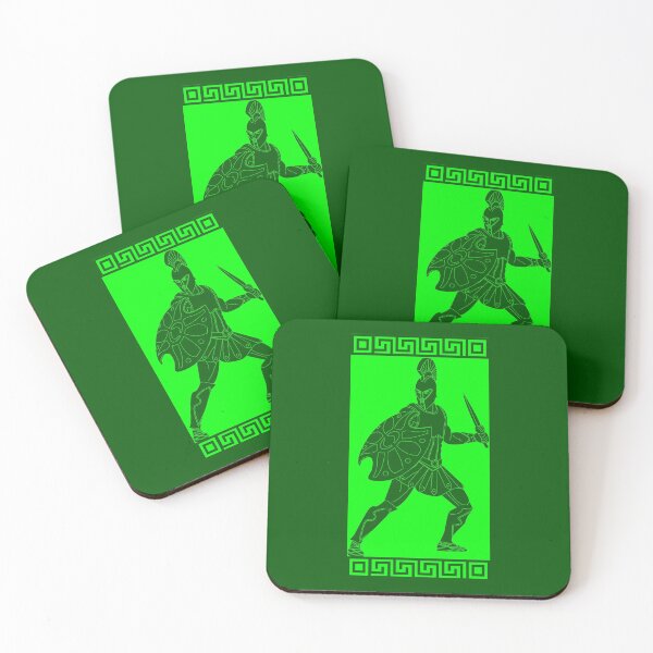 Item preview, Spartan man green designed and sold by SueKnox.