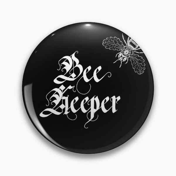 Artikelvorschau, Bee Keeper Blackletter mit skizzierter Biene entworfen und verkauft von WhimsyLetters.