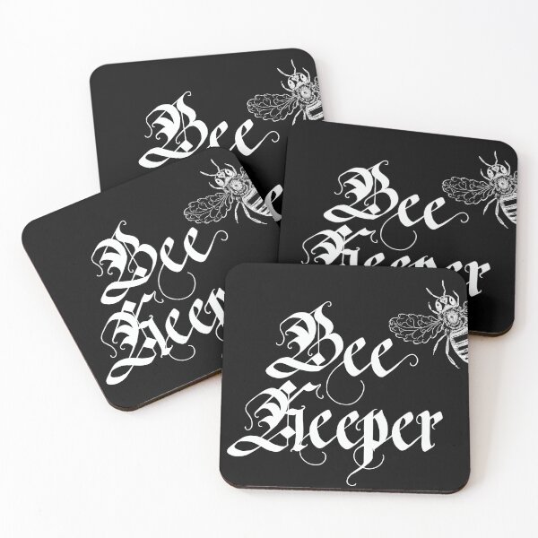 Item preview, Bee Keeper Blackletter con abeja esbozada designed and sold by WhimsyLetters.