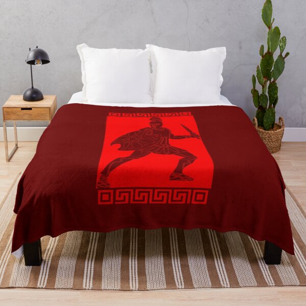 Item preview, Spartan man orange red designed and sold by SueKnox.