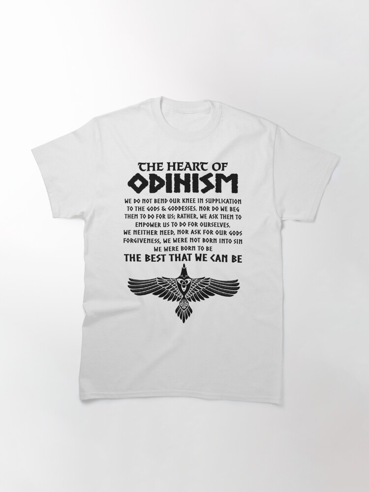 Proud Odin Vikings The Heart of Odinism Viking Classic T-Shirt