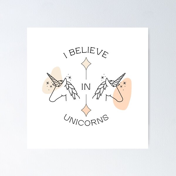 Item preview, I believe in unicorns designed and sold by GrandmaApproved.