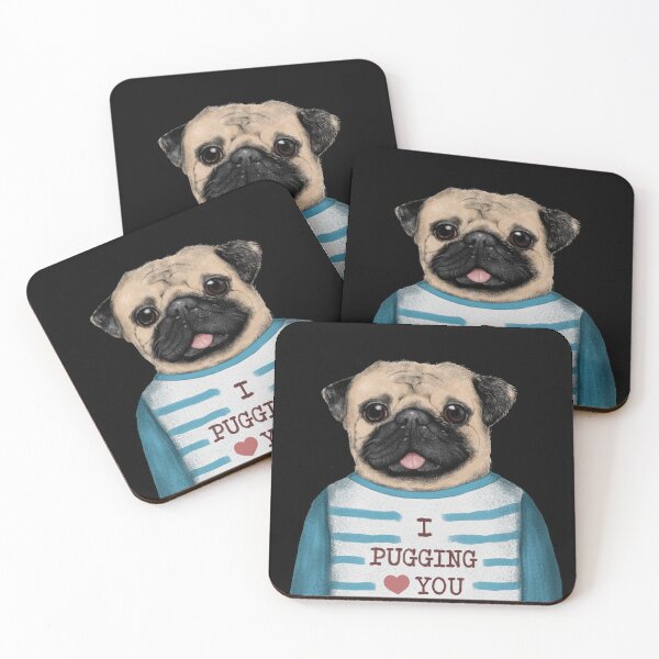 Item preview, Pug Love You  designed and sold by Luan Huynh.