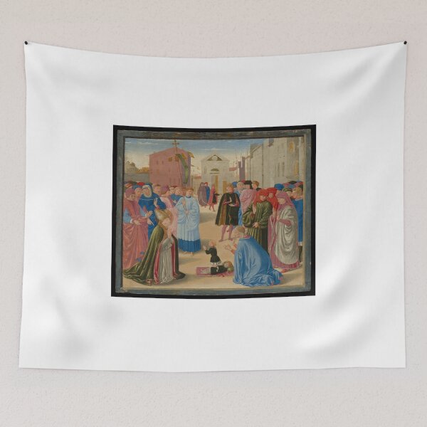 Item preview, Saint Zenobius Resurrecting Dead Child | Christian Artwork For Religious Holy People    designed and sold by LemonDemonzzz.