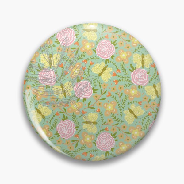 Item preview, Enjoy in the garden pink green designed and sold by MamaMiaomiao.
