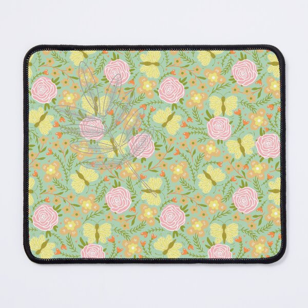 Item preview, Enjoy in the garden pink green designed and sold by MamaMiaomiao.