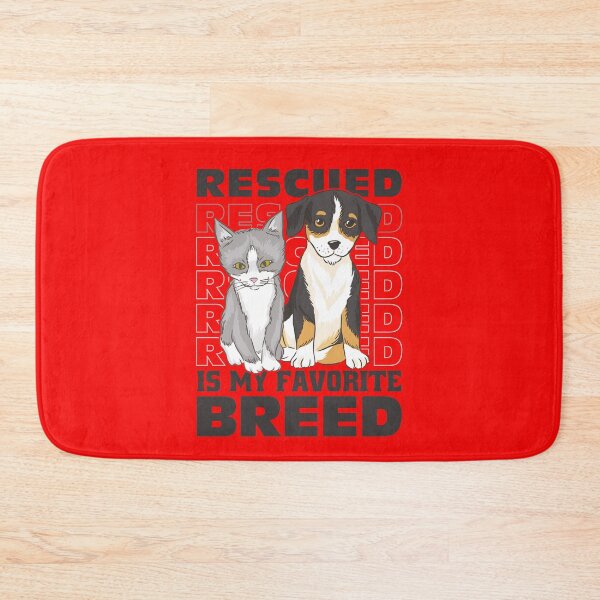 Item preview, Rescued is my favorite breed of rescue dog and cat rescues designed and sold by Click-Like.