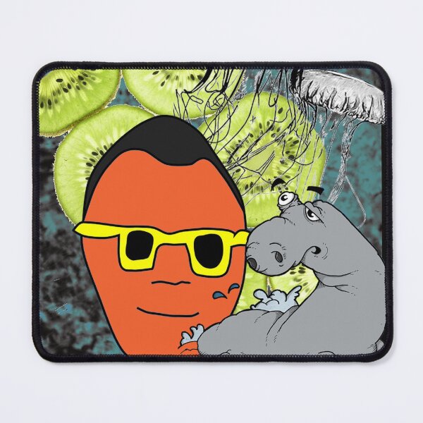 Item preview,  Cool Guy With Glasses - Kiwi Fruit - Summer Pool Party designed and sold by The Red Nox.