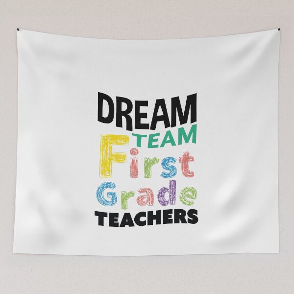 Item preview, 1st Grade Teachers Dream Team,First Grade Squad, Hello 1st Grade Pattern | designed and sold by Boom-llqb.