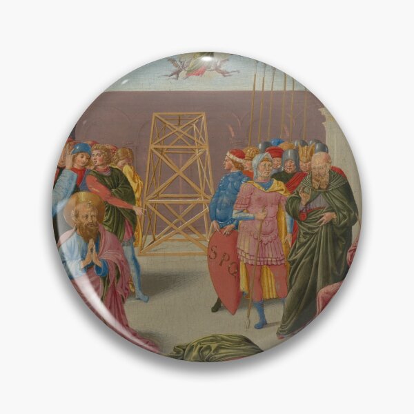 Item preview, Totila before Saint Benedict | Christian Artwork For Religious Holy People    designed and sold by LemonDemonzzz.