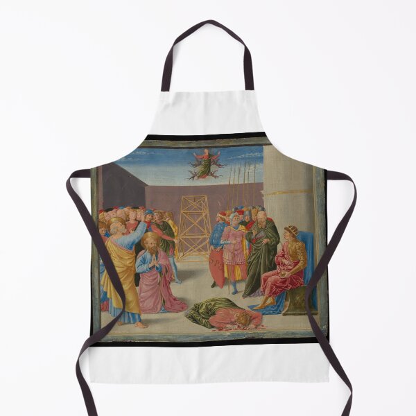 Item preview, Totila before Saint Benedict | Christian Artwork For Religious Holy People designed and sold by LemonDemonzzz.