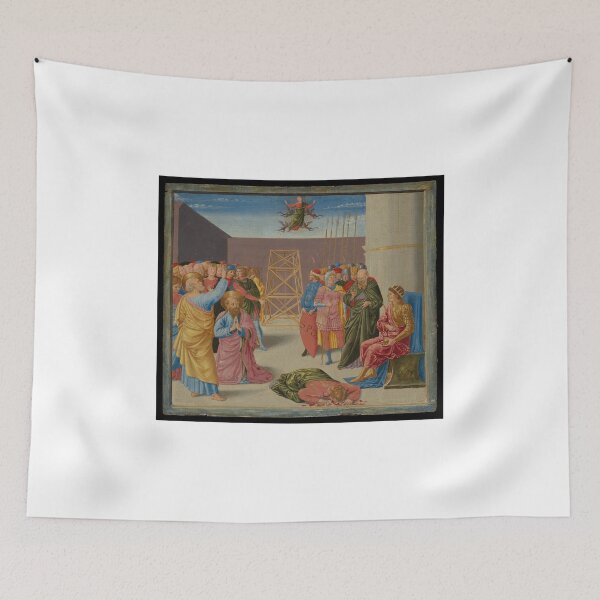 Item preview, Totila before Saint Benedict | Christian Artwork For Religious Holy People    designed and sold by LemonDemonzzz.