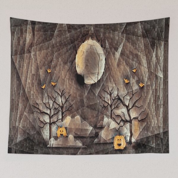 Item preview, Halloween Party Oil Painting designed and sold by funnyhalloween.