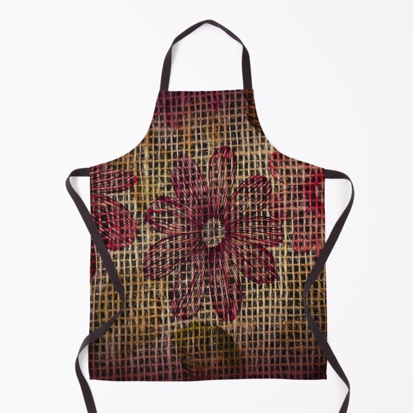 Item preview, Colorful Floral Pattern On Burlap Sack Net designed and sold by LashCreations.
