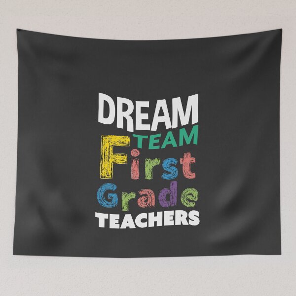 Item preview, 1st Grade Teachers Dream Team,First Grade Squad, Hello 1st Grade Pattern | designed and sold by Boom-llqb.