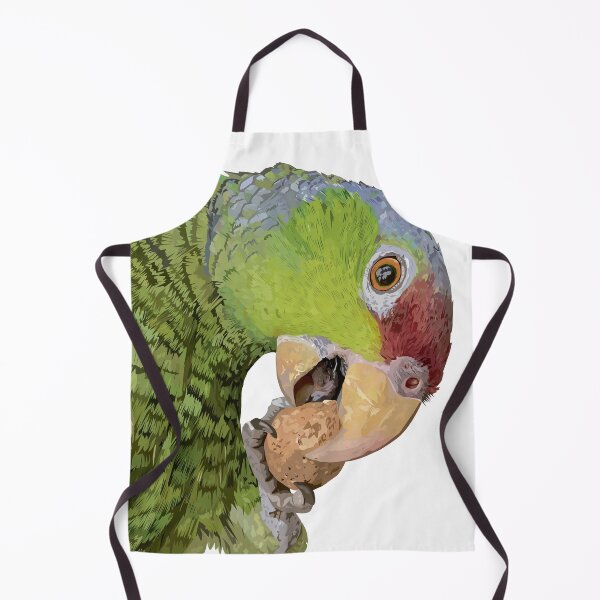 Item preview, lilac-crowned parrot designed and sold by obscurite.