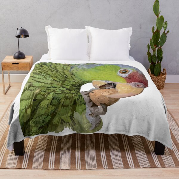 Item preview, lilac-crowned parrot designed and sold by obscurite.