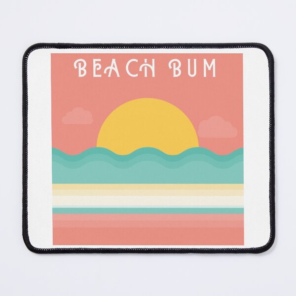 Item preview, Beach Bum. Retro, Vintage Beach design for the beach lovers out there. designed and sold by That Cheeky Tee.