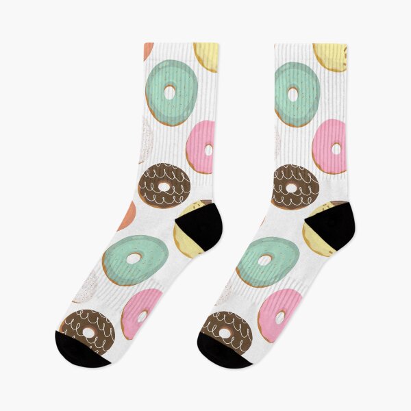 Item preview, Pink Donut Pattern | Fun Foodie Pattern  designed and sold by hannah-banana98.