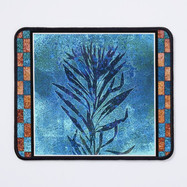 Item preview, Botanical cyanotype print framed designed and sold by Red Witch Art.