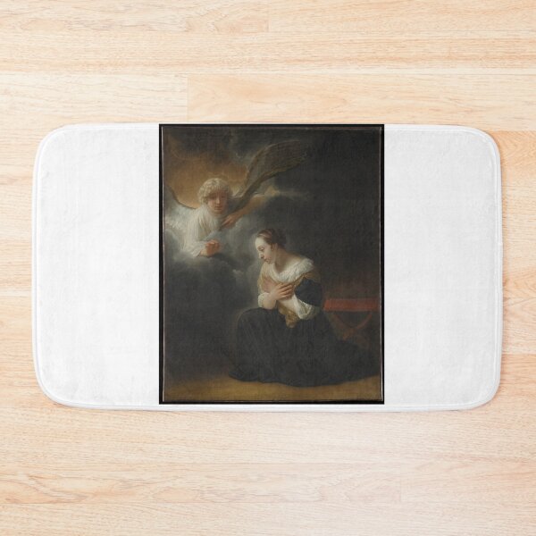Item preview, Angel Of God Meeting Mary | Christian Artwork For Religious Holy People    designed and sold by LemonDemonzzz.