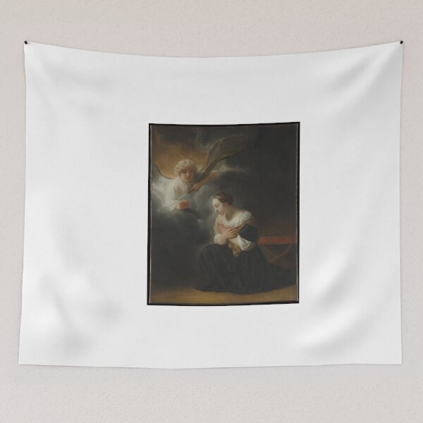 Item preview, Angel Of God Meeting Mary | Christian Artwork For Religious Holy People    designed and sold by LemonDemonzzz.