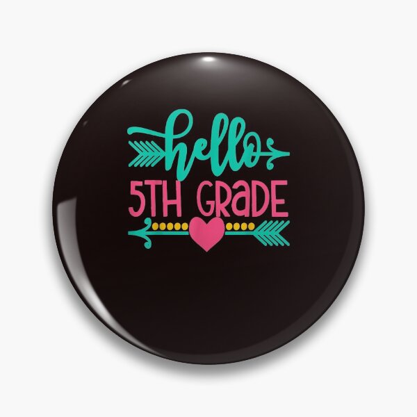 Item preview, Hello 5th Grade Girls Back To School Gift Cute Heart Arrow designed and sold by larsonrefugio.