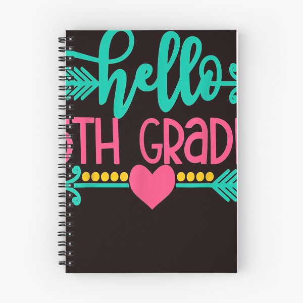 Item preview, Hello 5th Grade Girls Back To School Gift Cute Heart Arrow designed and sold by larsonrefugio.